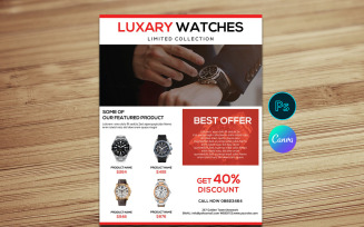 Printable Product Promotion Flyer Template