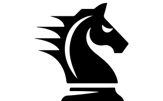 The head of a chess knight