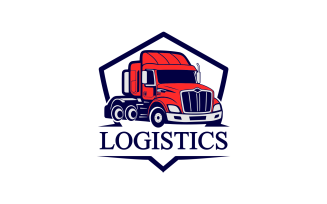 Creative Trucking Logo Template Design