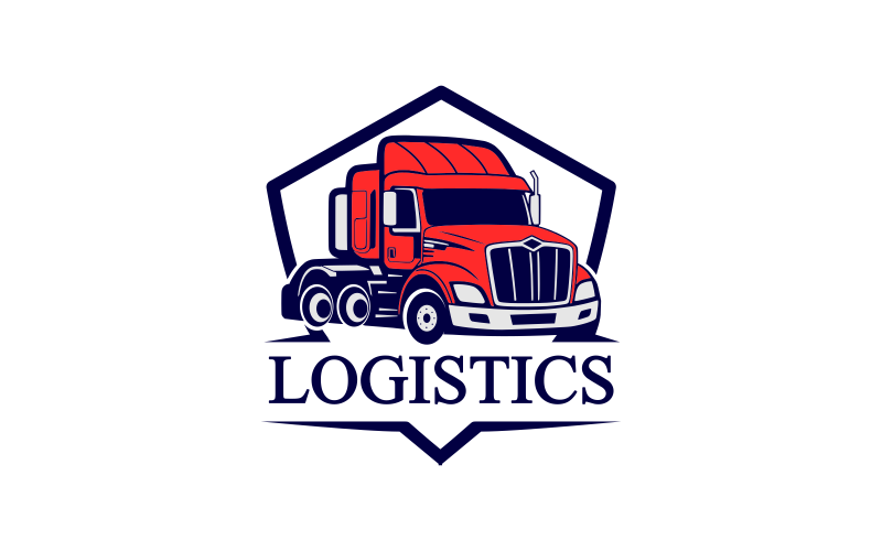 Creative Trucking Logo Template Design