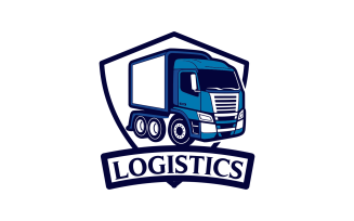 Dynamic Trucking Logo Template Design
