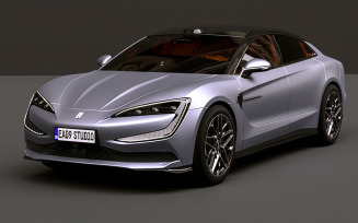 2025 BYD YangWang U7 3d model