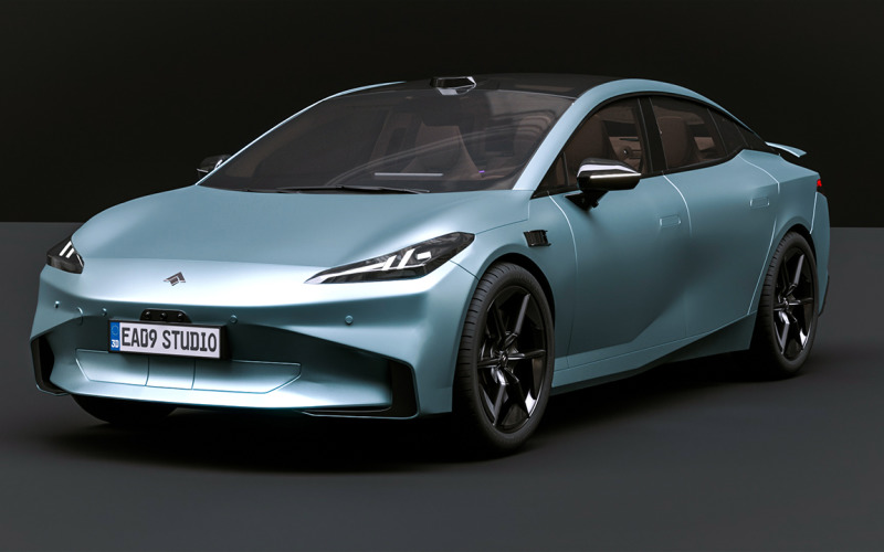 2025 GAC AION Hyper GT 3d model Model