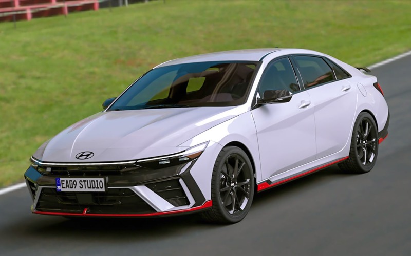 2025 Hyundai Elantra N Line 3d model Model