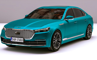 2025 Kia K9 (K900) 3d model