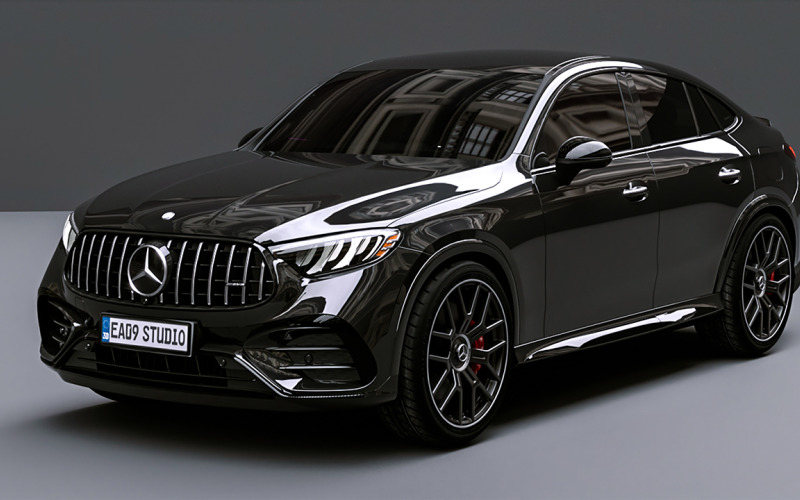 2025 Mercedes-AMG GLC 63 S Coupe 3d model Model