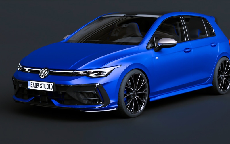 2025 Volkswagen Golf R 3d model Model