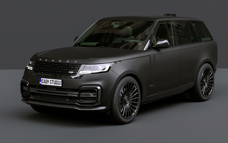 Range Rover BRABUS 600 3d model Model