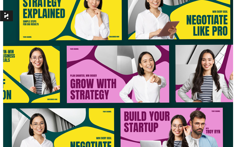 Business Education Youtube Thumbnail Social Media