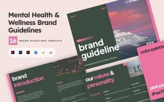 Calm and Modern Mental Health Brand Guideline