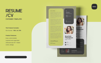 Creative Modern Resume/CV – Vol. 344