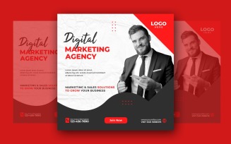 Digital Marketing Agency Social Media Template