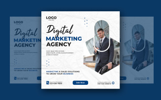 Digital Marketing Agency Social Media Template