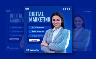 Digital Marketing Social Media Template