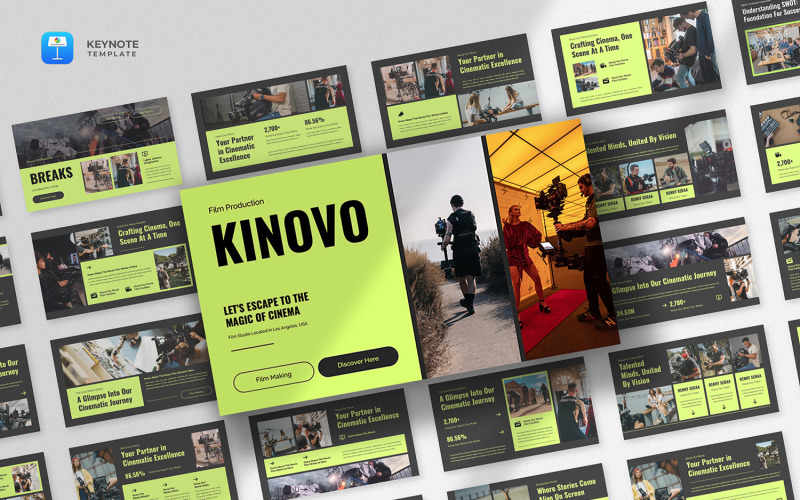 Kinovo - Video Film & Movie Keynote Template