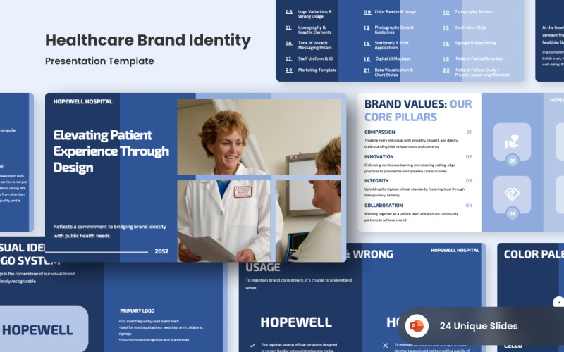 Medical Branding PowerPoint PowerPoint Template