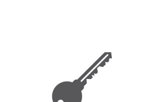 Modern Key Icon Set for Digital Security and Access Design