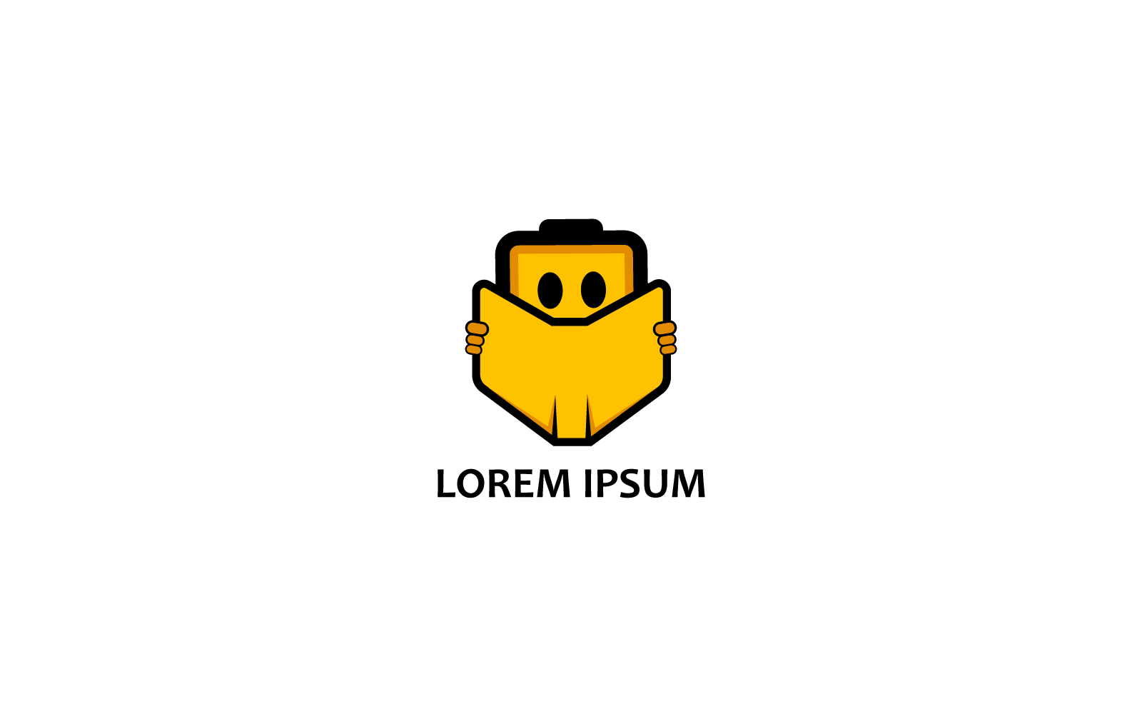 Robotlogo-sjabloon – Technologie, AI en modern merkontwerp