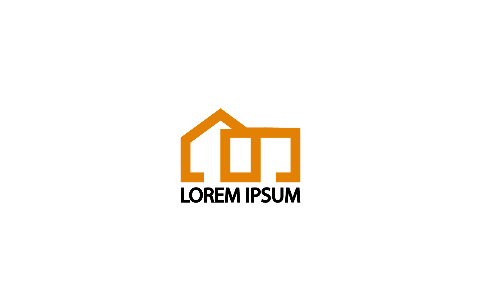 House, Property & Construction Logo Template – Modern Real Estate Branding Design