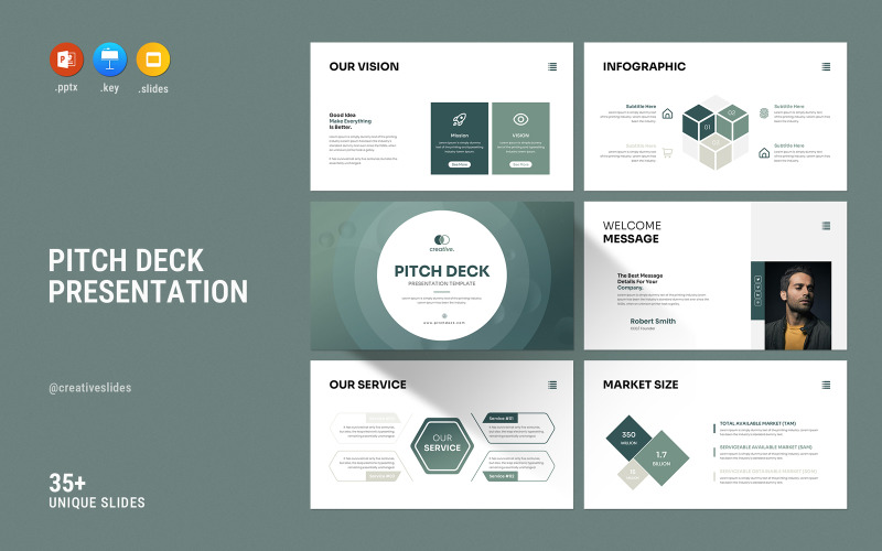 Pitch Deck - Presentation Template 2025 PowerPoint Template
