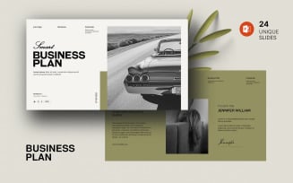 Smart Business Plan PowerPoint Layout