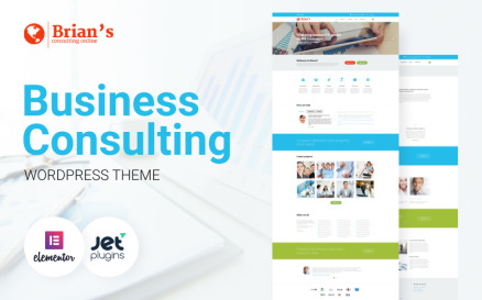 Brian's - Consulting Multipurpose Classic Elementor WordPress Theme