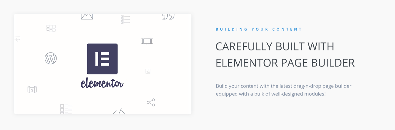 интернет тема с elementor builder wordpress theme