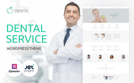 Dentic - Dentistry Multipurpose Classic WordPress Elementor Theme WordPress Theme