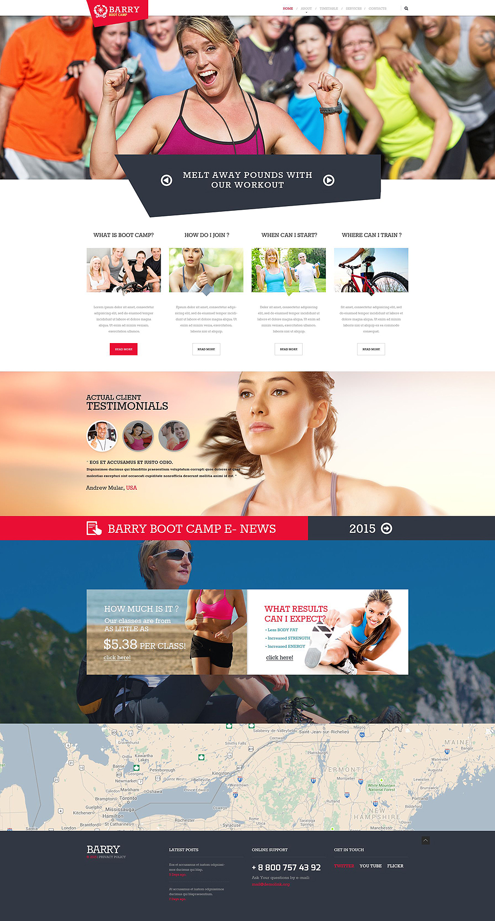 Camping Responsive Website Template New Screenshots BIG