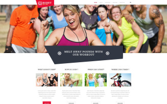 Camping Responsive Website Template
