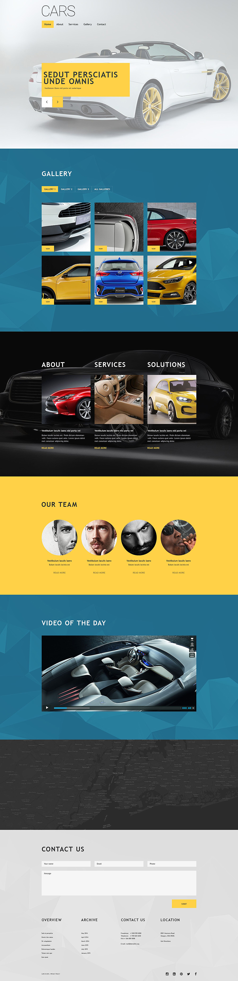 Car Club Muse Template New Screenshots BIG