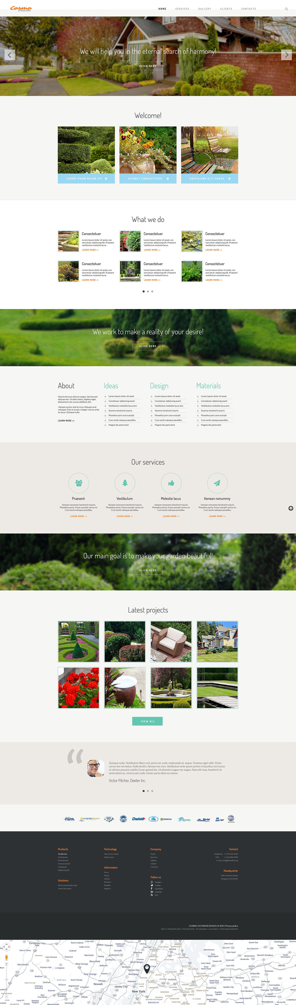 Exterior Design Responsive Website Template New Screenshots BIG