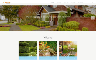 Exterior Design Responsive Website Template
