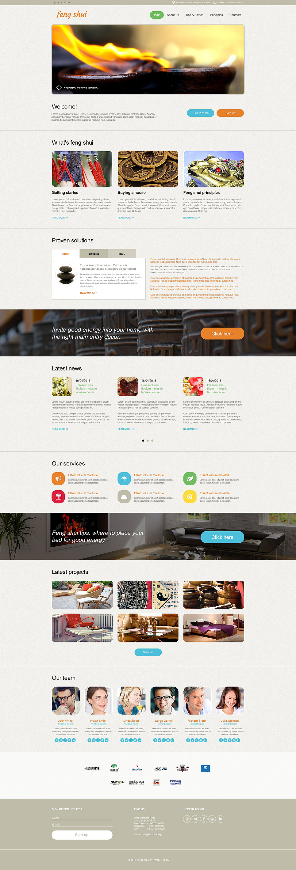 Feng Shui Muse Template New Screenshots BIG