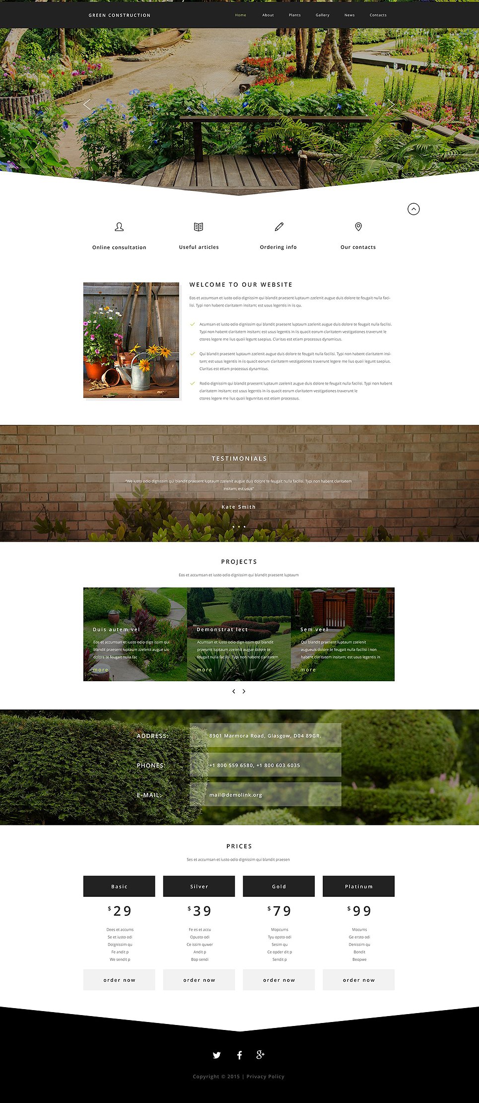 Green Construction Website Template New Screenshots BIG