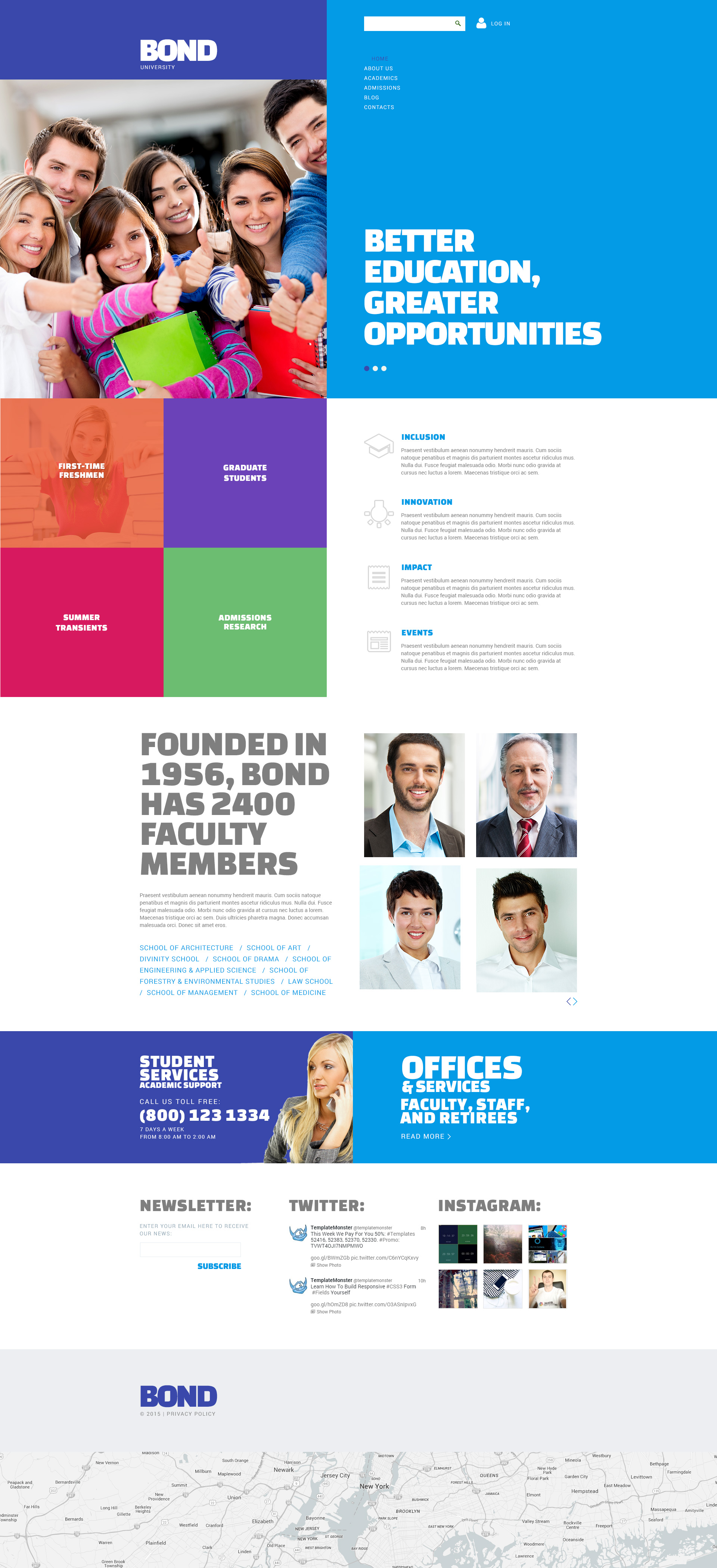Joomla Vorlage namens "University of Stormhall - University" #54555