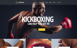 Kickboxing Website Template