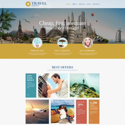 Travel Agency Responsive Template Siti Web