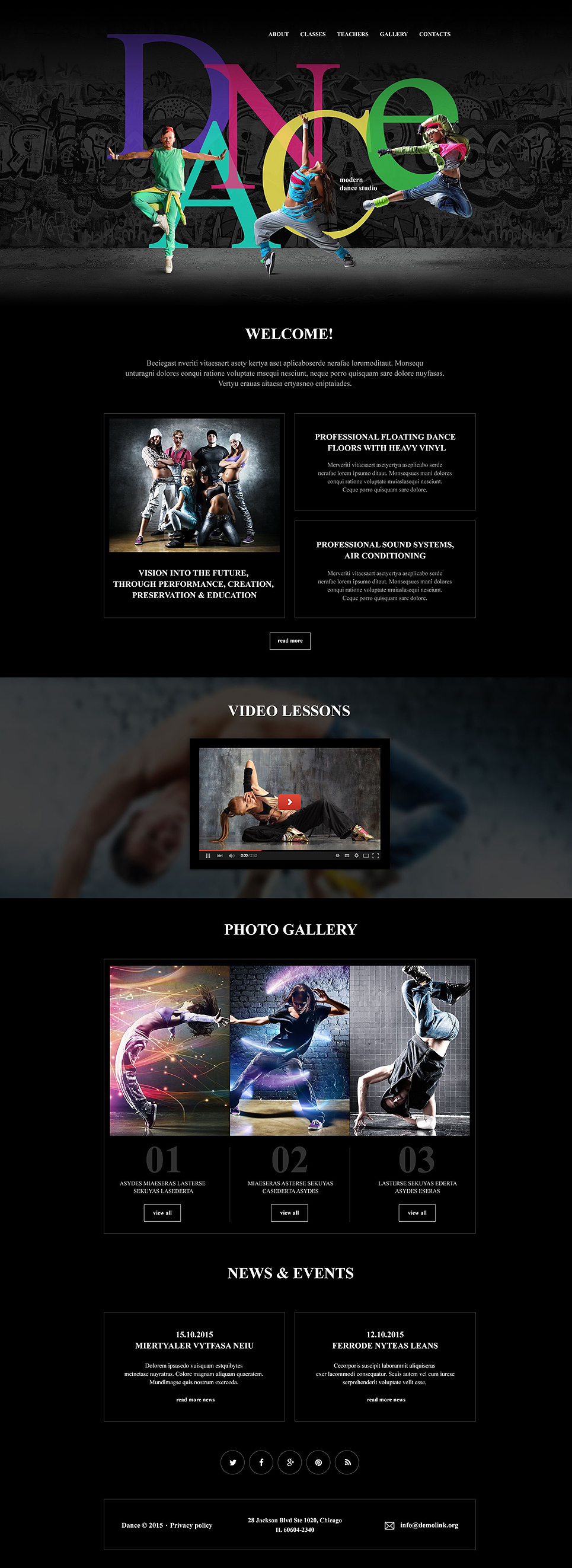 Night Club Muse Template New Screenshots BIG