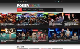 Online Poker Responsive Website Template