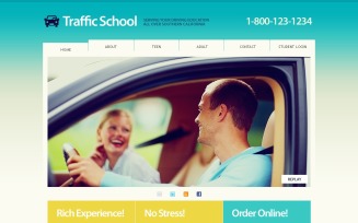 Traffic School PSD Template