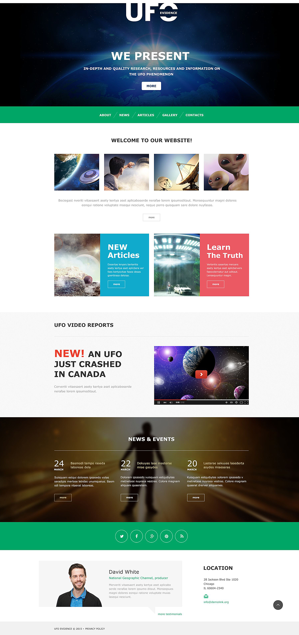 UFO Muse Template New Screenshots BIG