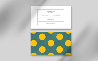 Artistic Minimal Business Card