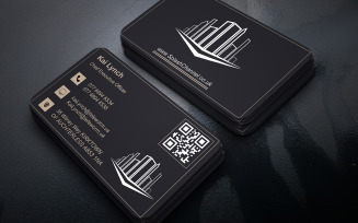 Clean Business Card Template | PSD Photoshop Design for Corporate Branding