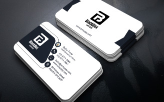 Creative Minimalist Business Card | Photoshop PSD Template for Branding