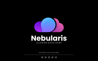 Gradient Modern Cloud Logo Design