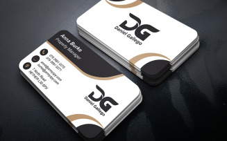 Minimal Business Card PSD Template | Editable Photoshop Design
