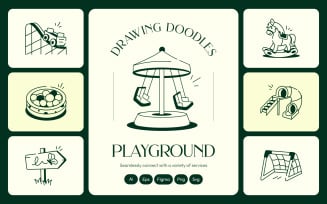 Playground Drawing Art Set