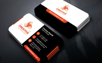 Stylish Business Card Template | Photoshop PSD Editable Design
