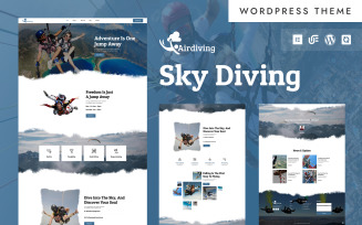 Airdiving - Paragliding, Skydiving & Adventure WordPress Elementor Theme